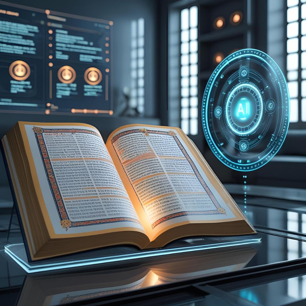 Vedic wisdom and artificial intelligence side by side