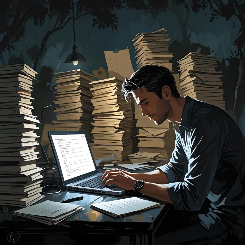Burnout from working like robots in modern life